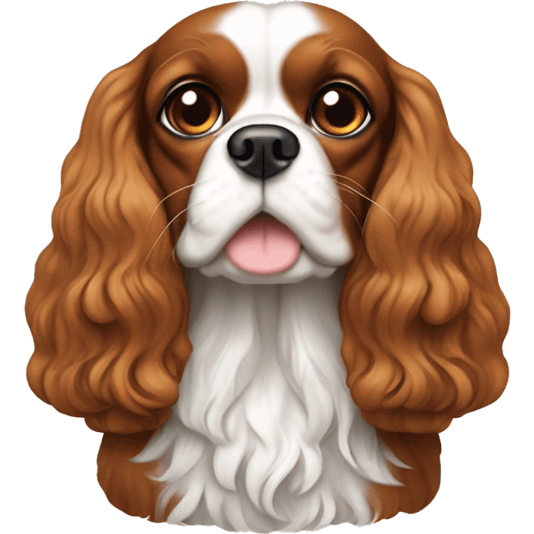 King Charles cavalier ￼￼ emoji