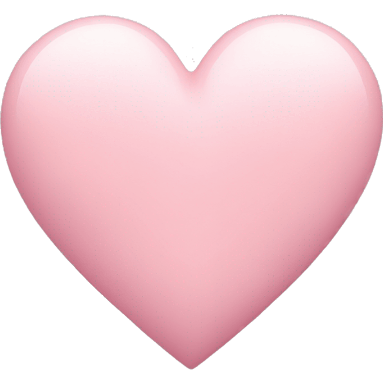 pastel pink heart emoji