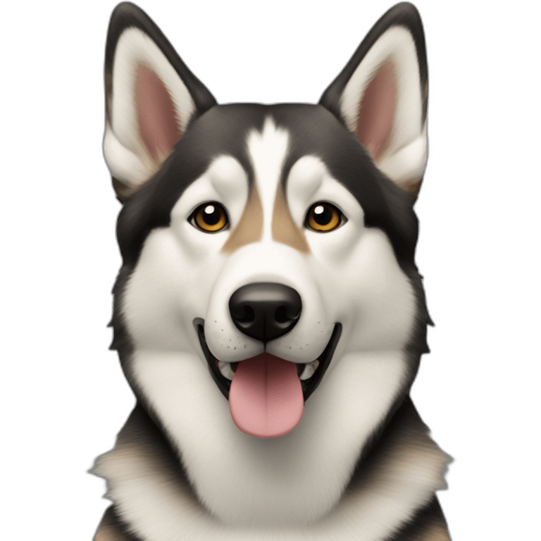 Berger allemand croisé husky emoji