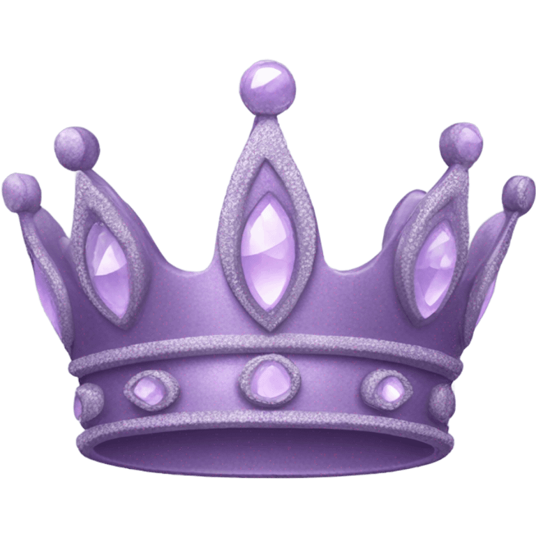 light purple crown emoji