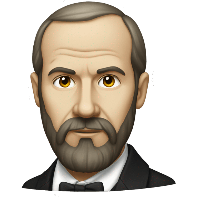 portrait dostoevsky emoji