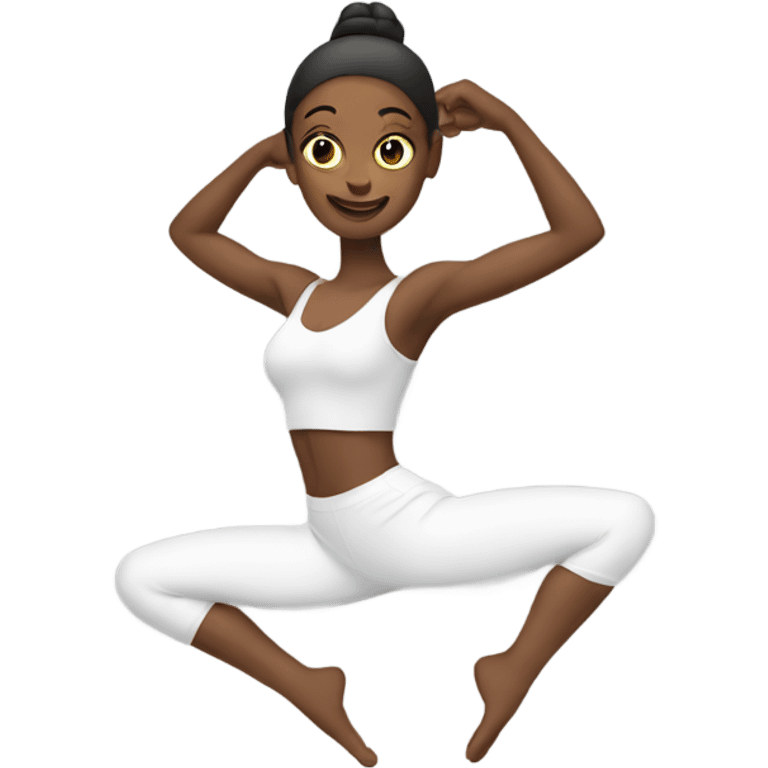 Woman doing splits  emoji