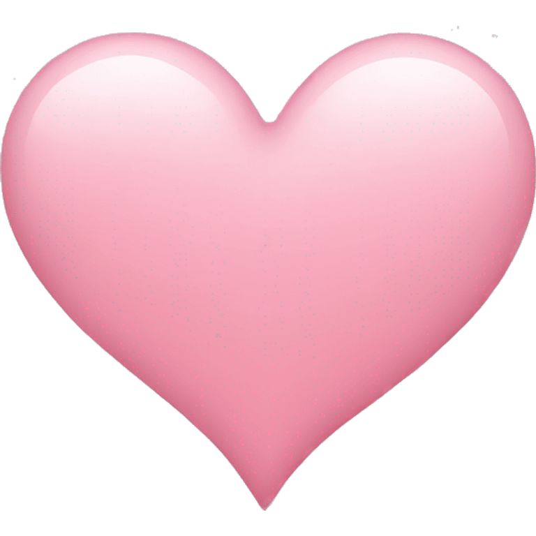 soft pink heart  emoji