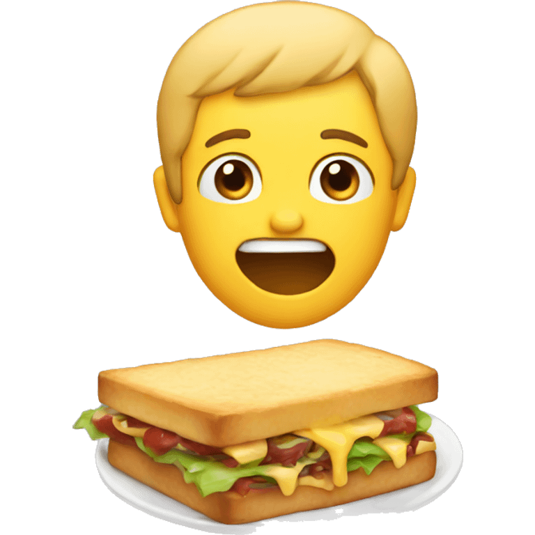 Exited to eat  emoji