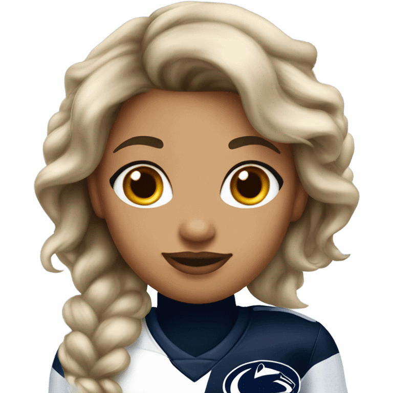 penn state jersey girl nina long emoji