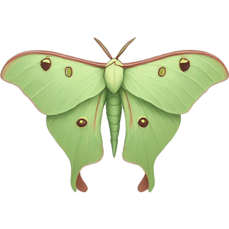 Luna moth emoji