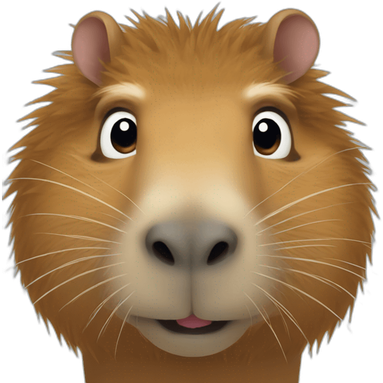 Capybara qui rigole emoji