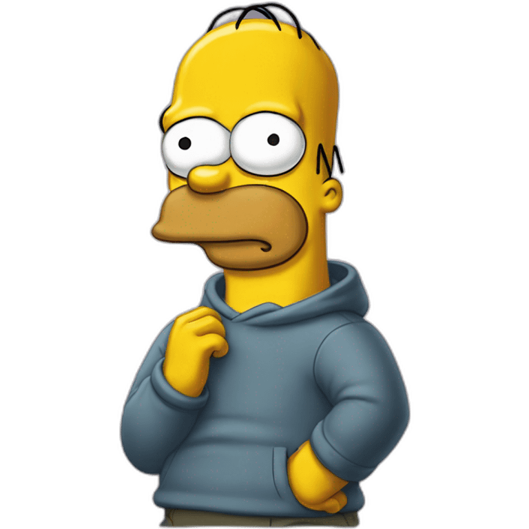 Simpson qui pleure emoji