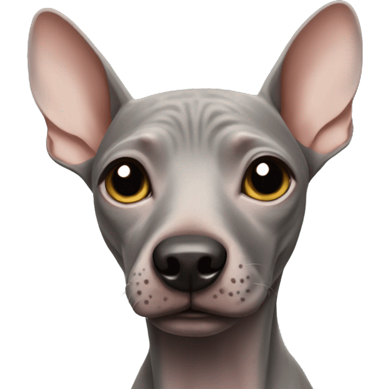 Peruvian hairless dog emoji