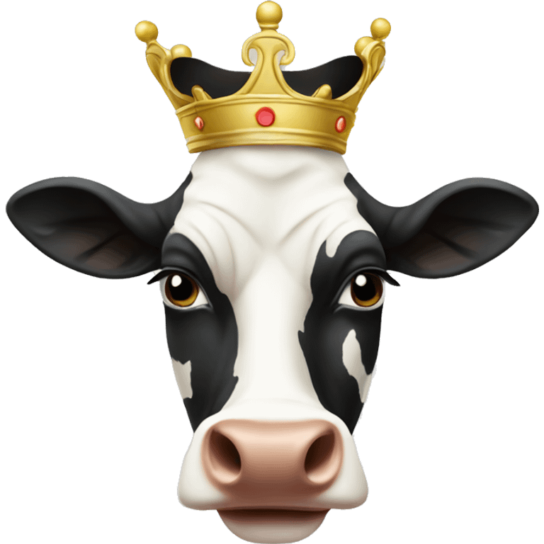 Queen Victoria as a cow emoji