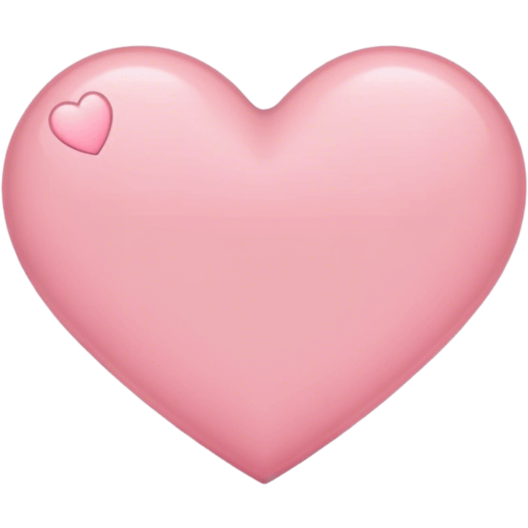 light pink heart  emoji