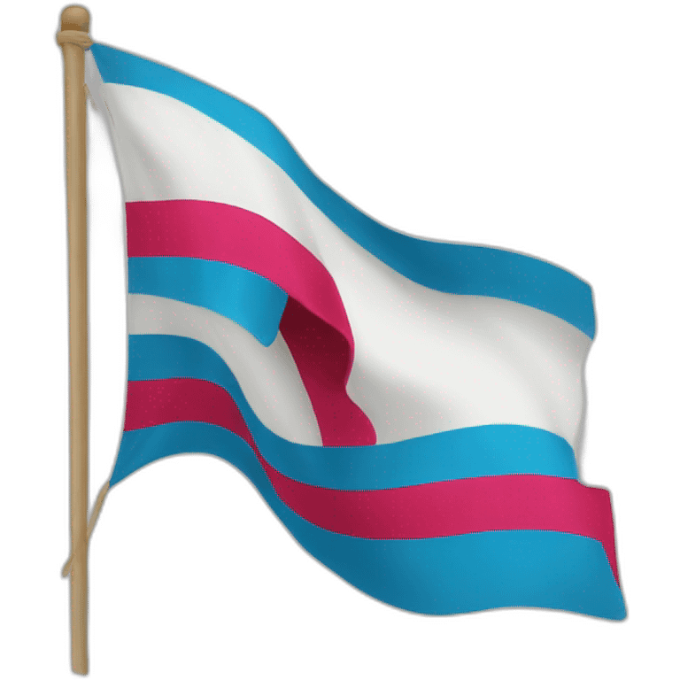 Drapeau trans  emoji