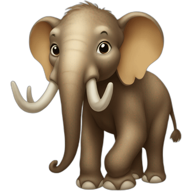 baby mammoth emoji