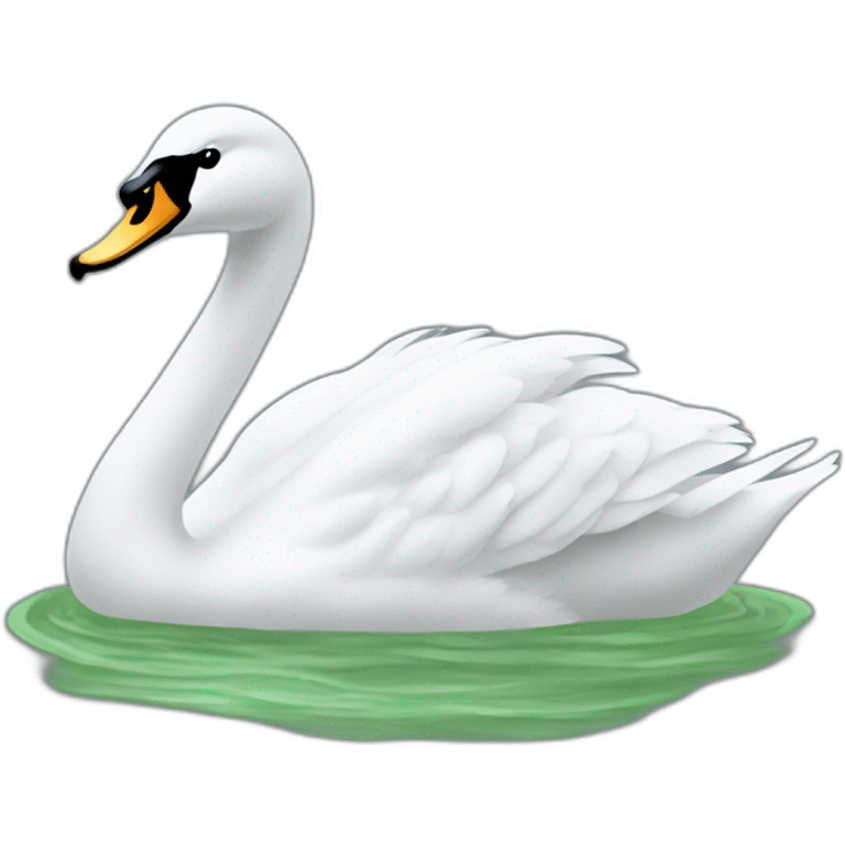 Spirale à tête de cygne emoji