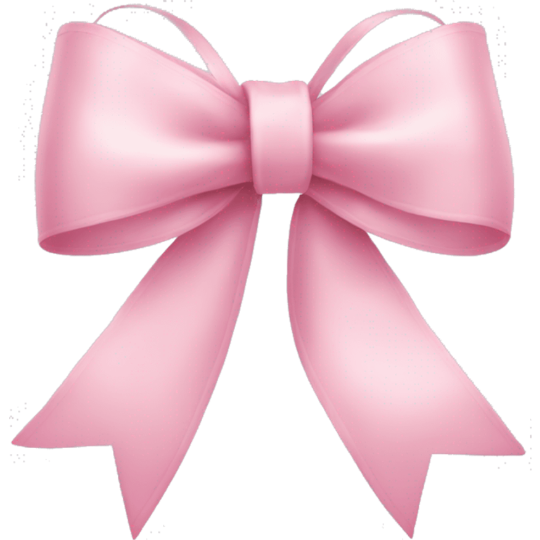 light pink ribbon bow emoji