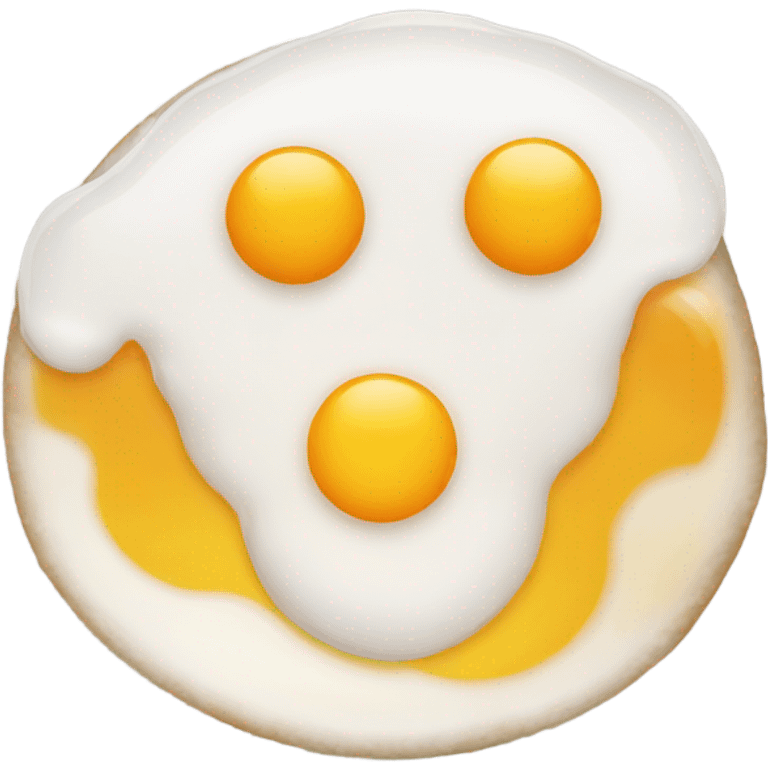 lazy fried egg emoji