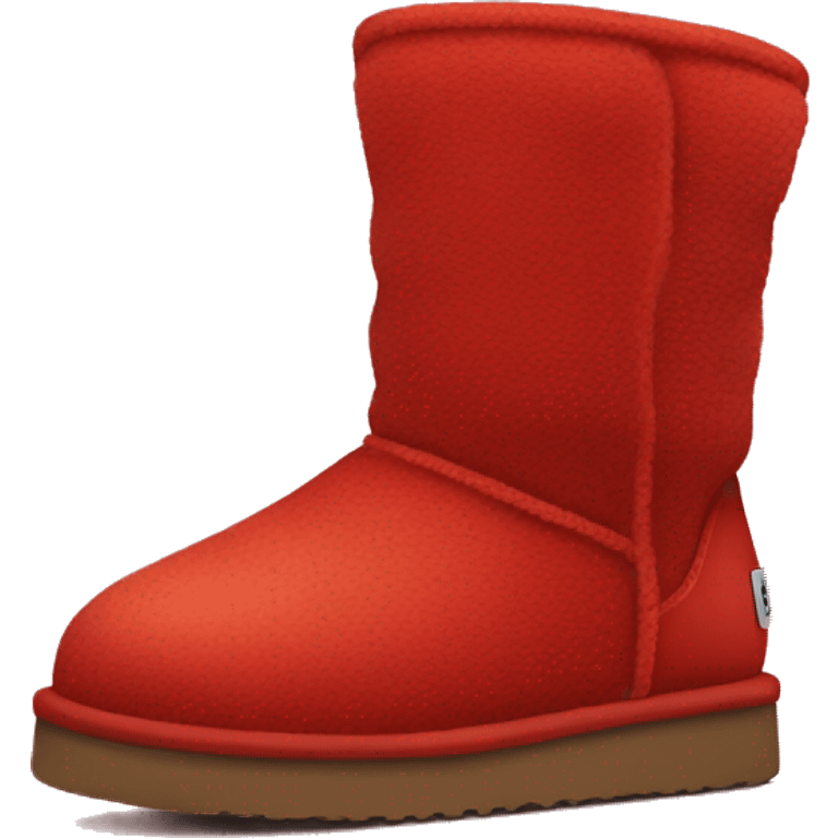 red ugg emoji