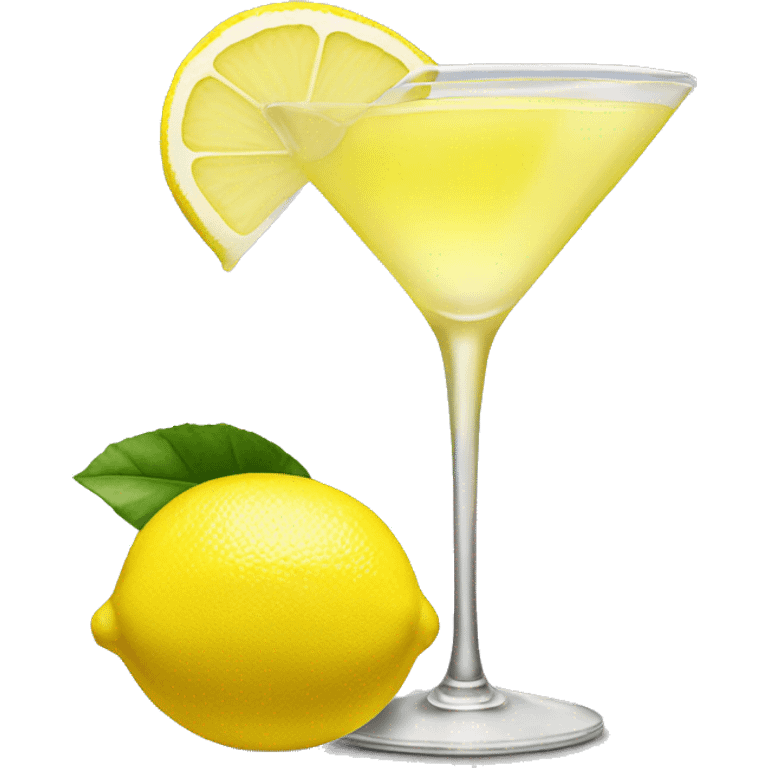 blonde lemon drop cocktail emoji