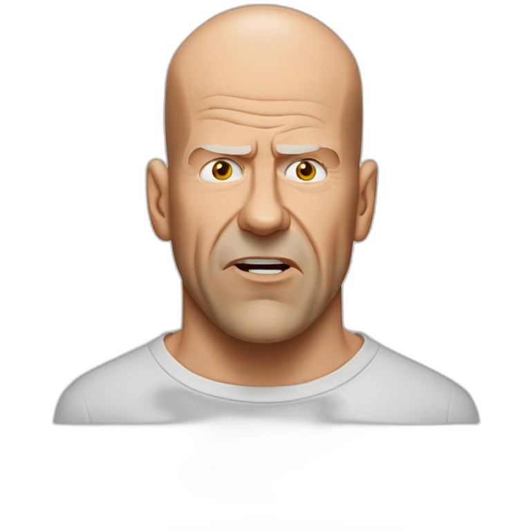 bruce willis hangry emoji