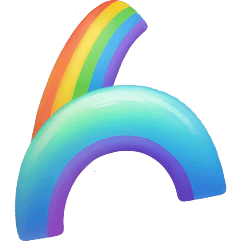 rainbow ticked emoji