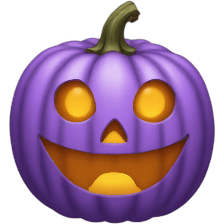 purple pumpkin emoji