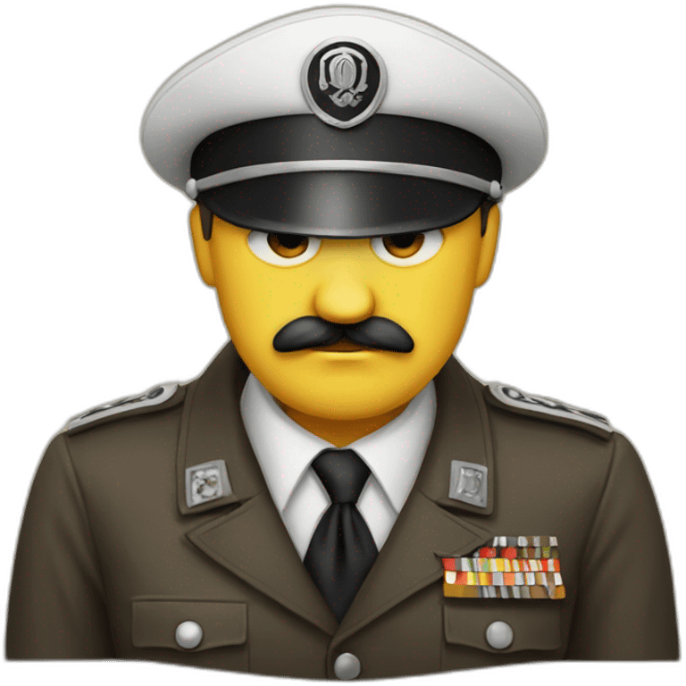 hitler avec son costume emoji