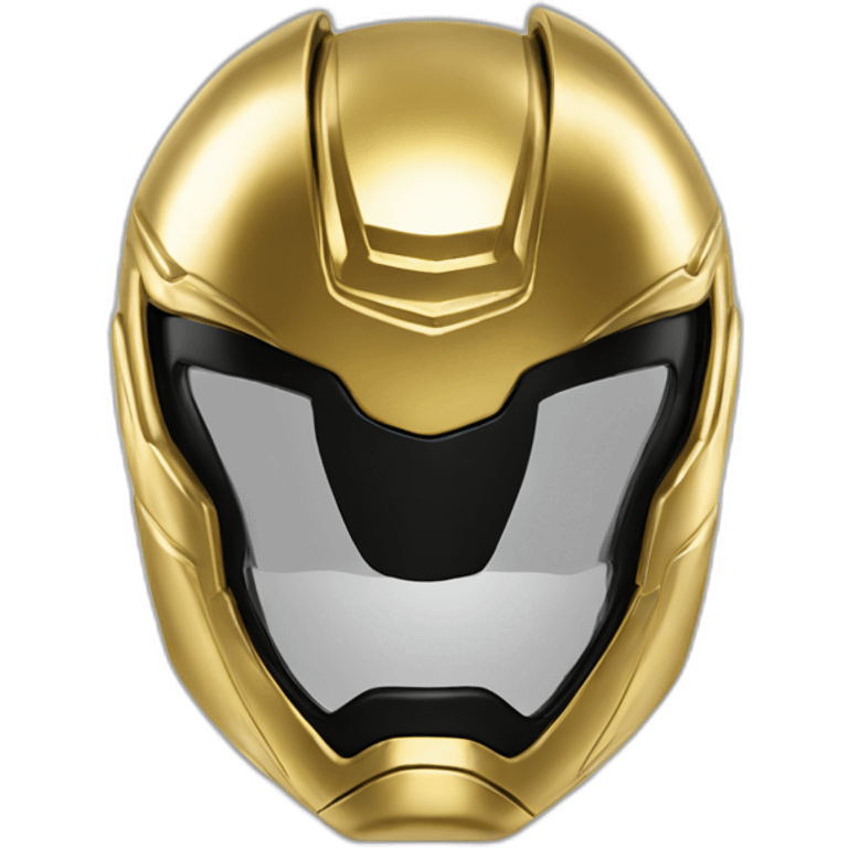 power ranger gold black cool ultimate emoji