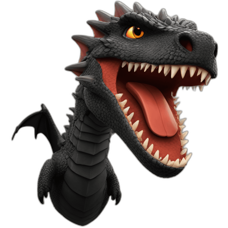 drogon from the game of the thrones emoji