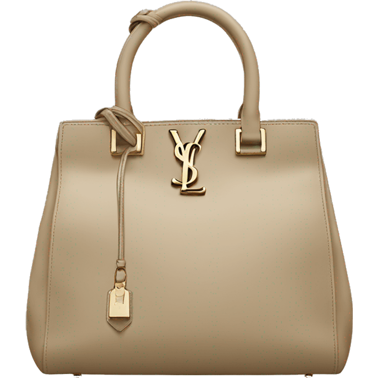 Beige YSL bag  emoji