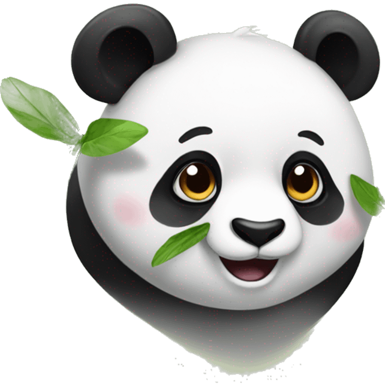 Panda e farfalla emoji