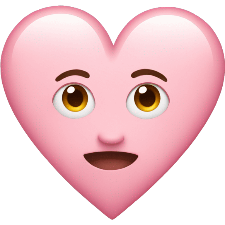 Make a light pink heart emoji  emoji