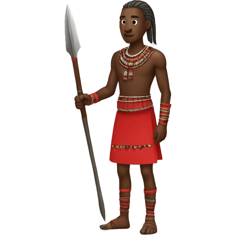 kenya-maasai warrior emoji