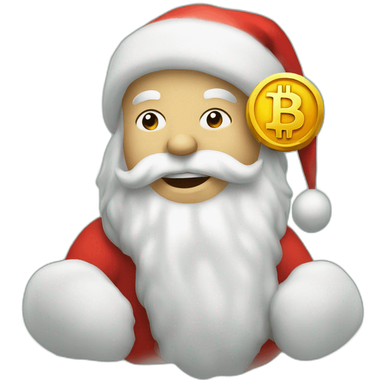 bitcoin christmas emoji