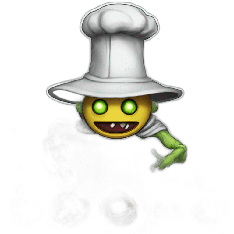 alien chef scifi roguelike rpg style inspired by slay the spire digital art emoji