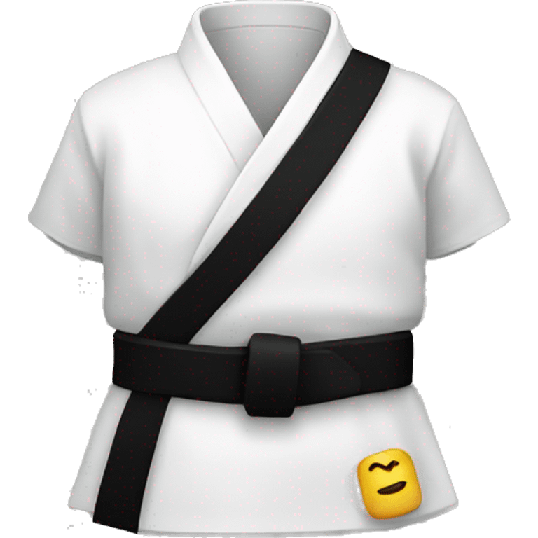 black karate belt emoji