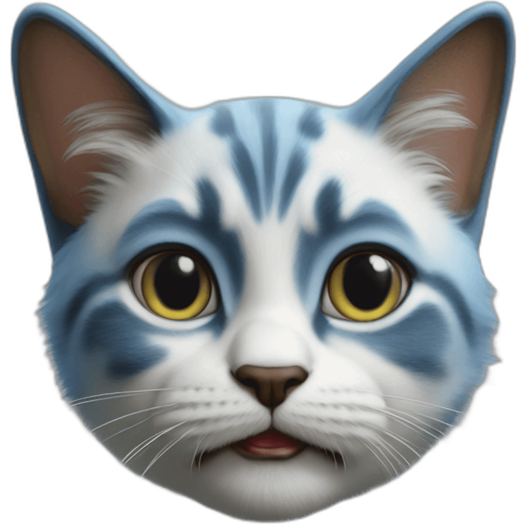 smurf-cat-hyper-realistic emoji