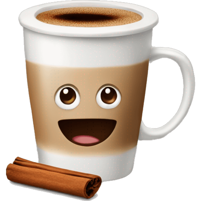 Cinnamon coffee emoji