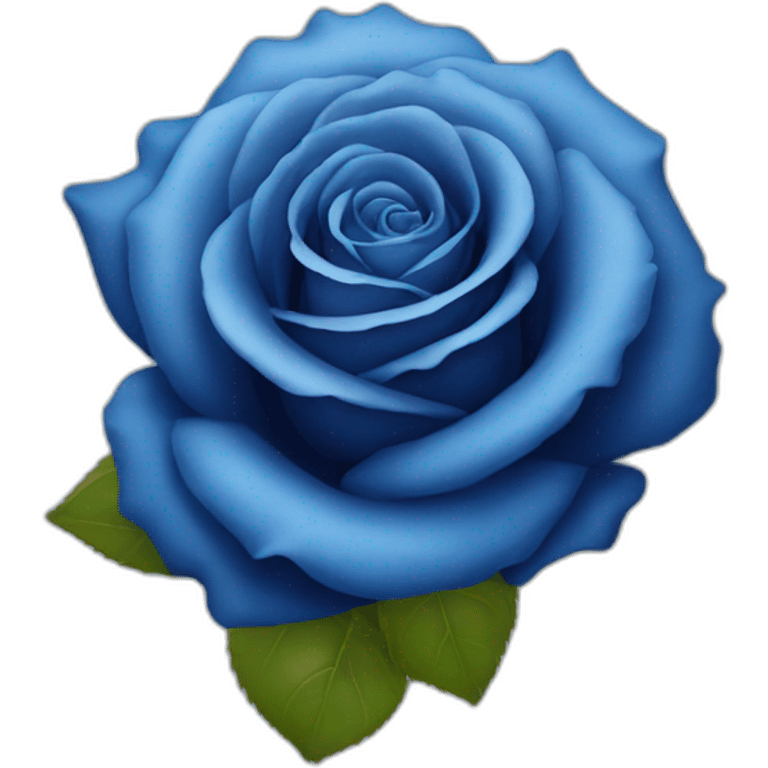 Rose bleu emoji