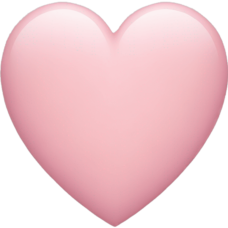 light pink heart  emoji