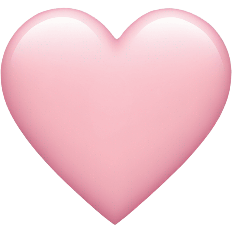 light pink heart emoji