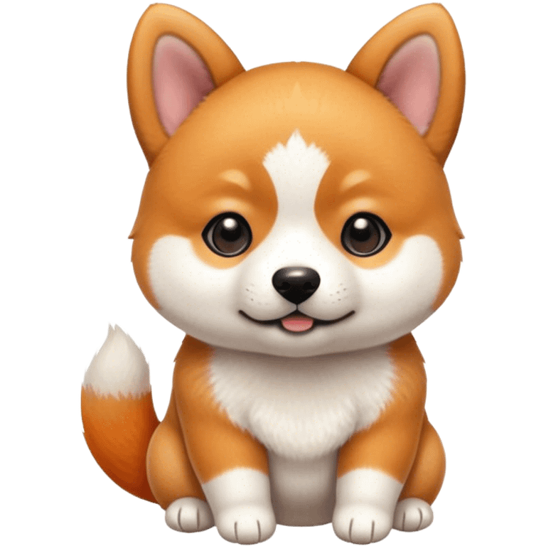 The baby shiba dog named Koala emoji