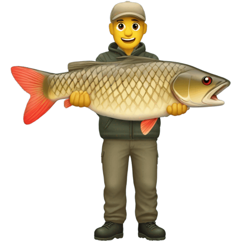 Carp fishing emoji