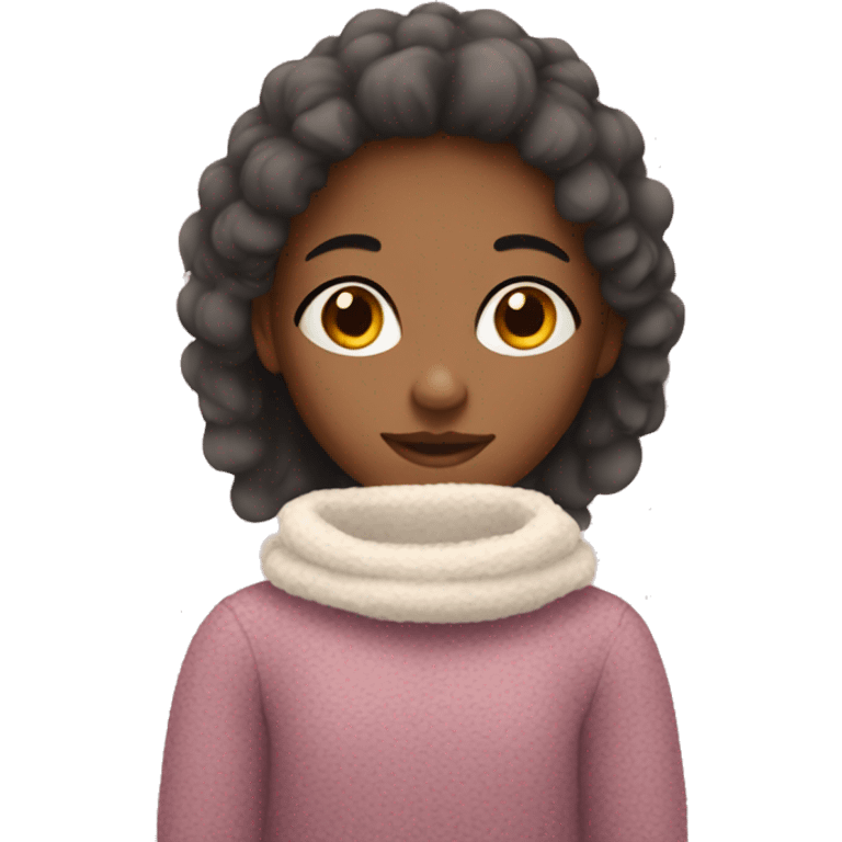 A Cozy girl  emoji