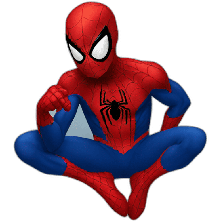 Kanye west as spiderman emoji