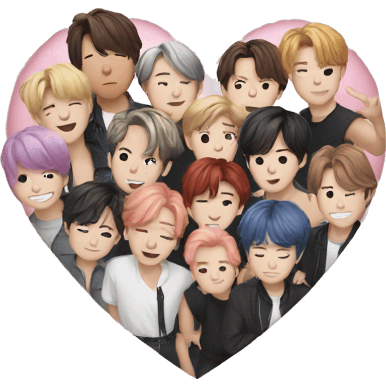 Bts heart emoji