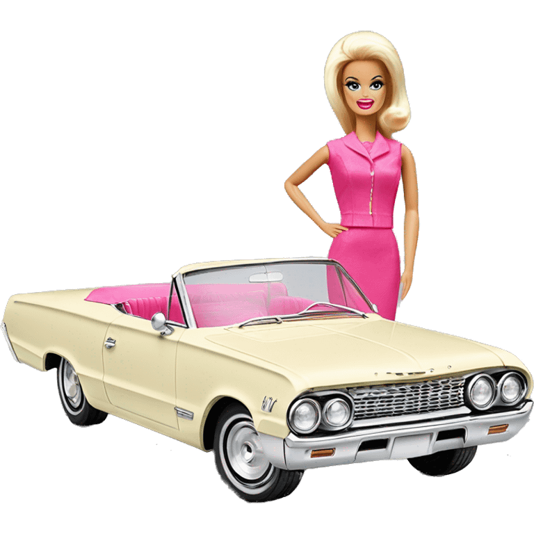 Barbie’s 1963 Oldsmobile Jetfire convertible  emoji