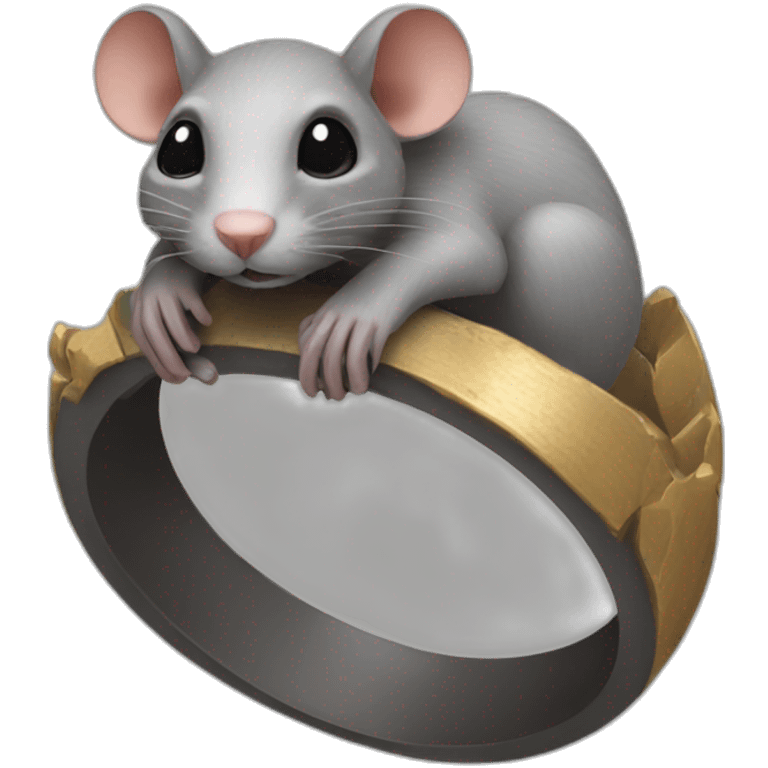 Ring-in-rat-paws emoji