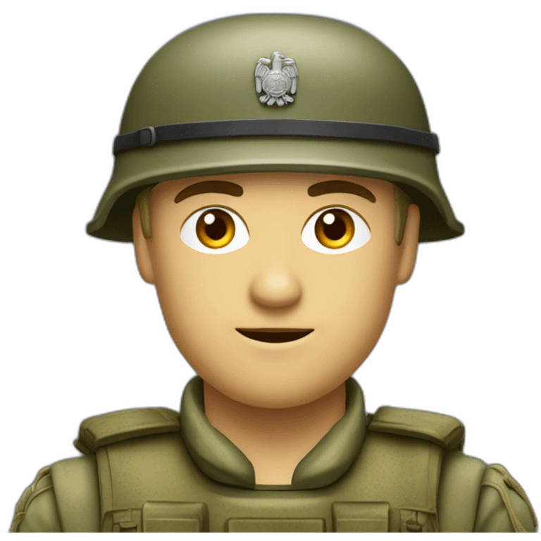 Soldat allemand blanc eeconde guerre mondiale emoji