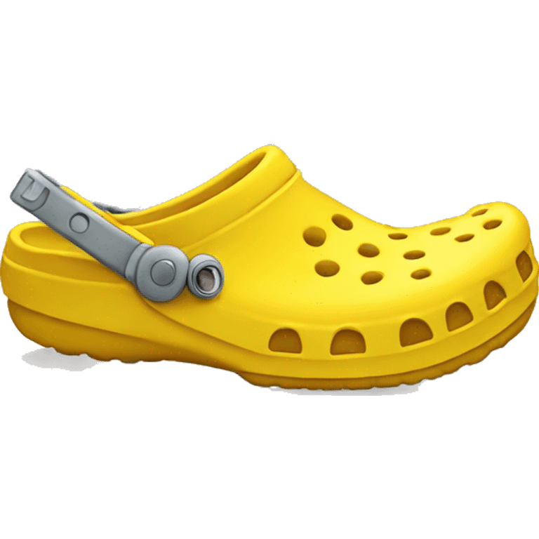 Yellow crocs emoji