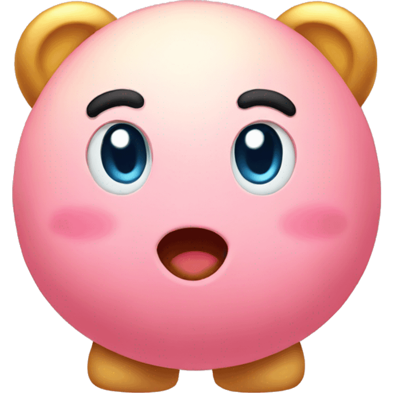 Golden Kirby emoji